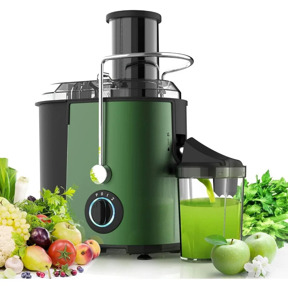 Juicer Machine,1000W Juice Extractor with 3.2'' Big Mouth, 3 Speed Centrifugal Juicer for Whole Fruit Vegetable,Juicers