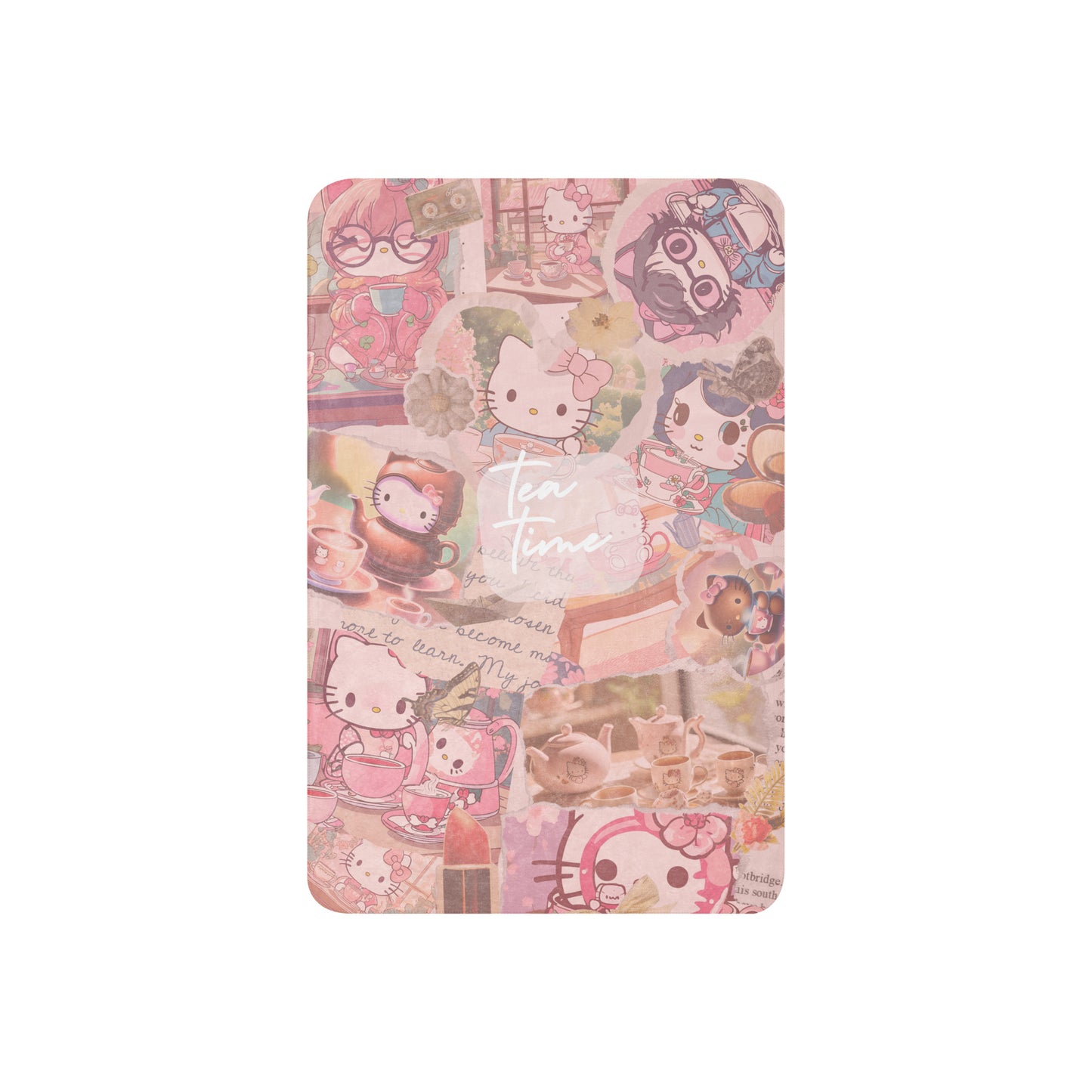 HELLO KITTY FAN Sherpa blanket